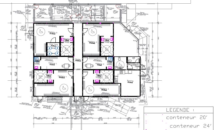 Plans bâtiments modulaires