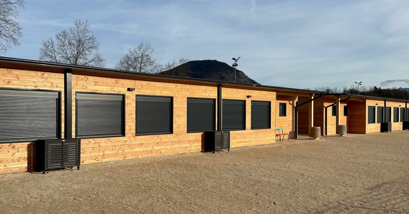 Ecole en bâtiment modulaire en bois