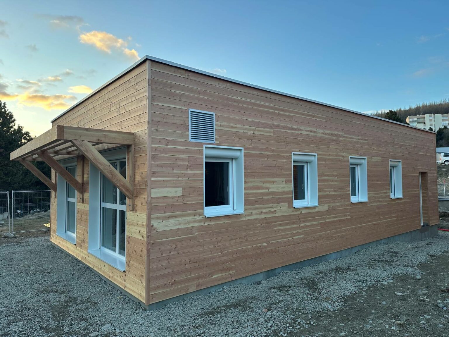 salle de classe bois modulaire