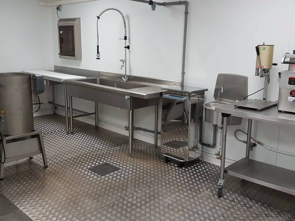 laverie bâtiment modulaire