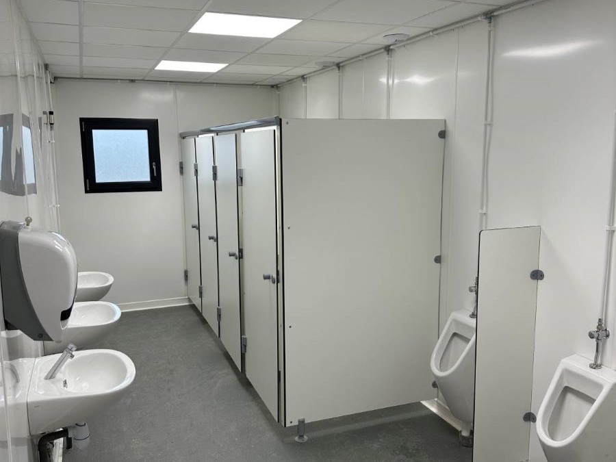 toilette en bois modulaire